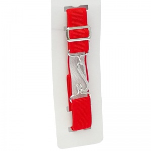 Boys Red Adjustable & Elasticated Formal Belt